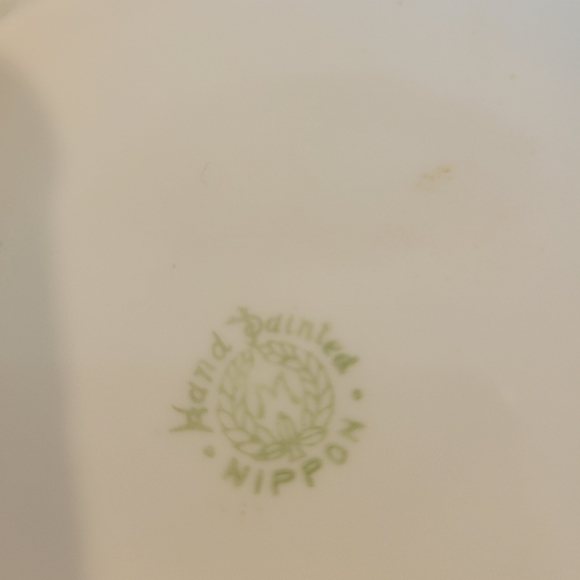 Nippon Japan Vintage Covered Handled Bowl With Matte Finish - Picture 3 of 13